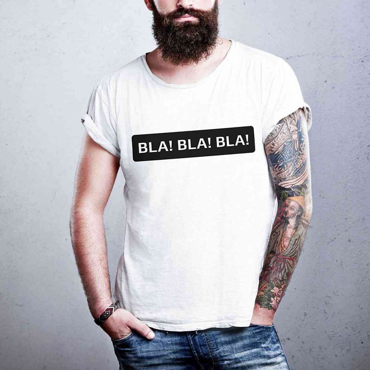 BLA! BLA! BLA! T-Shirt | Männer oder Frauen | Cool Lustig | T Shirt | pickNstick
